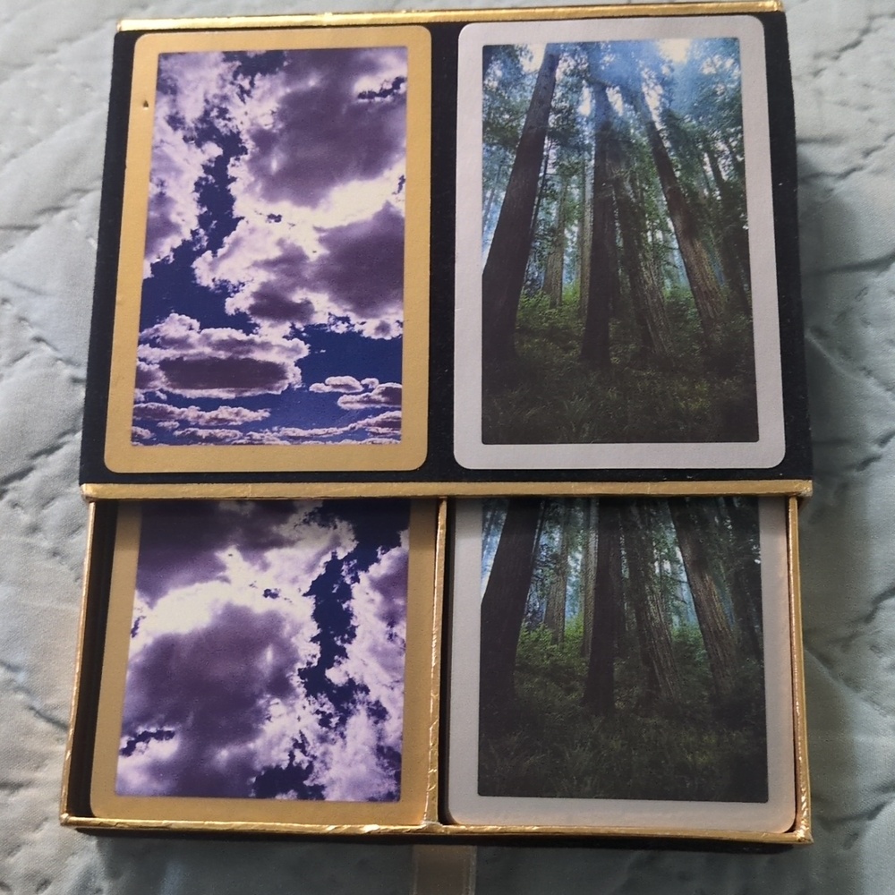 3 double sets of vintage Congress playing cards - - Picture 4 of 7